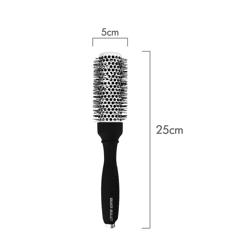 Silver Bullet Black Velvet Hot Tube Hair Brush | Medium