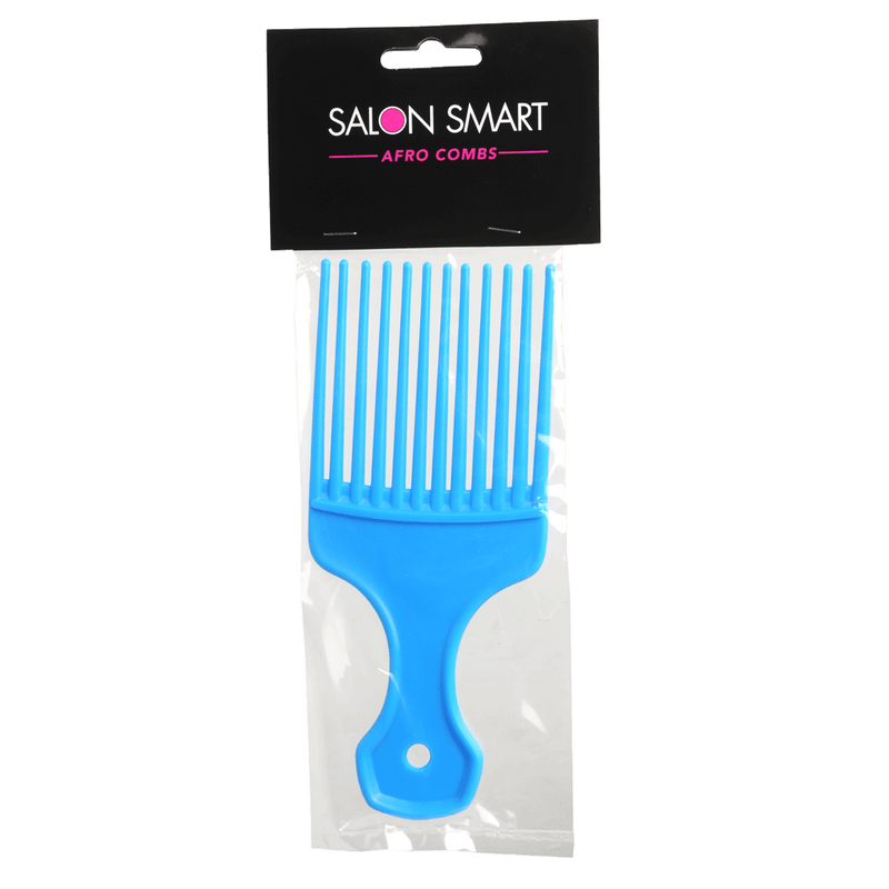 Salon Smart | Afro Hair Comb | Blue*