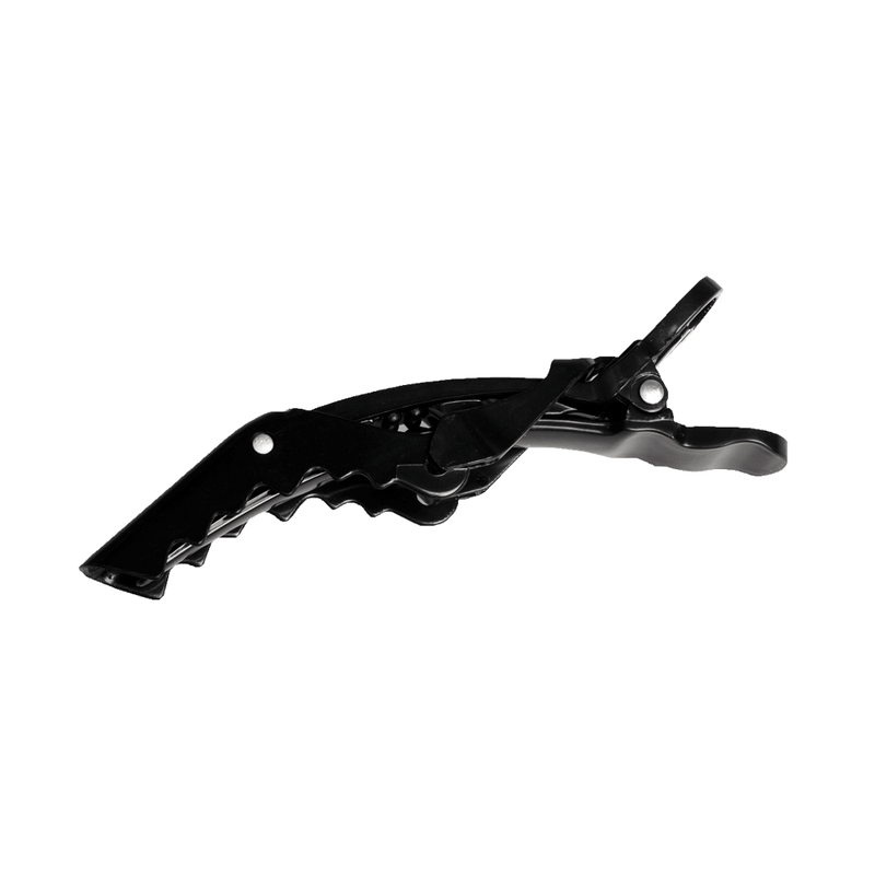 999 Premium Pin Company | 6pc Non-Slip Crocodile Clips Black & White