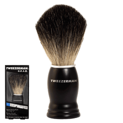 Tweezerman Gear Deluxe Shaving Brush | Black