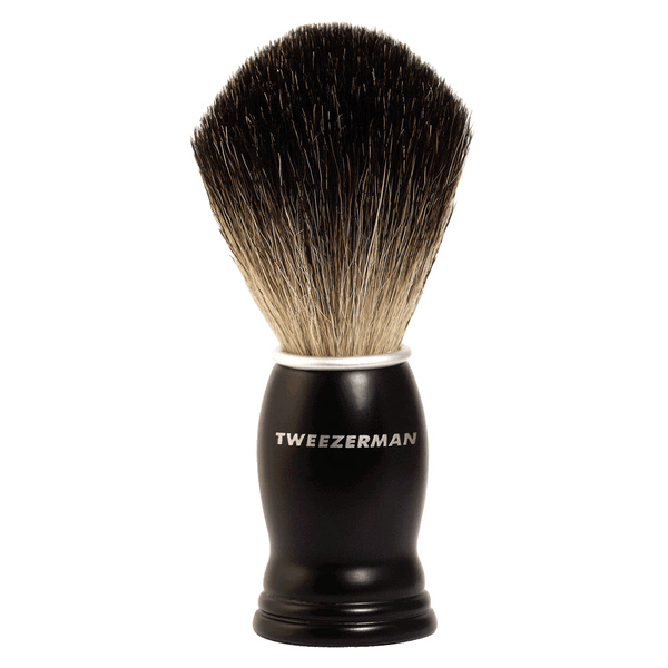 Tweezerman Gear Deluxe Shaving Brush | Black