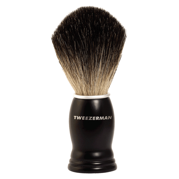 Tweezerman Gear Deluxe Shaving Brush | Black