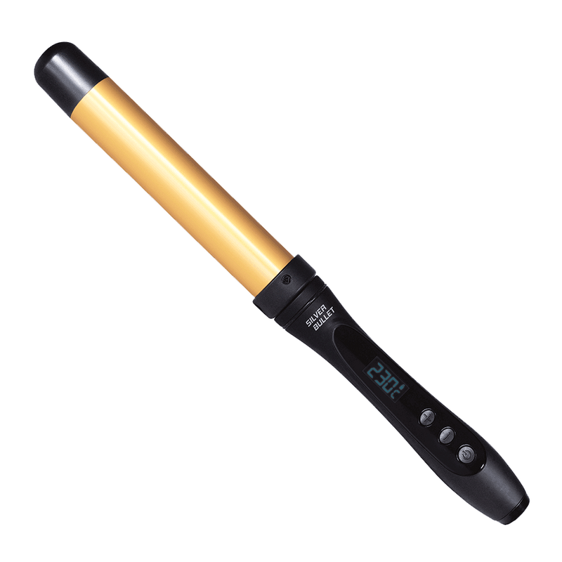 Silver Bullet Fastlane Gold 32mm Clipless Curling Wand 