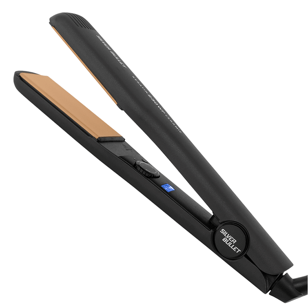Silver Bullet Keratin 230C Wide Ceramic gold plates Hair Straightener