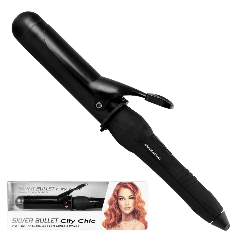 Silver Bullet City Chic Black 38mm Curling Iron