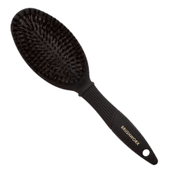 Brushworx Gold Series Oval Cushion Hair Brush | Boar Bristle