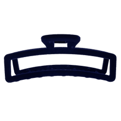 Antonia Hair Claw | Navy Velvet Like Soft Touch Finish