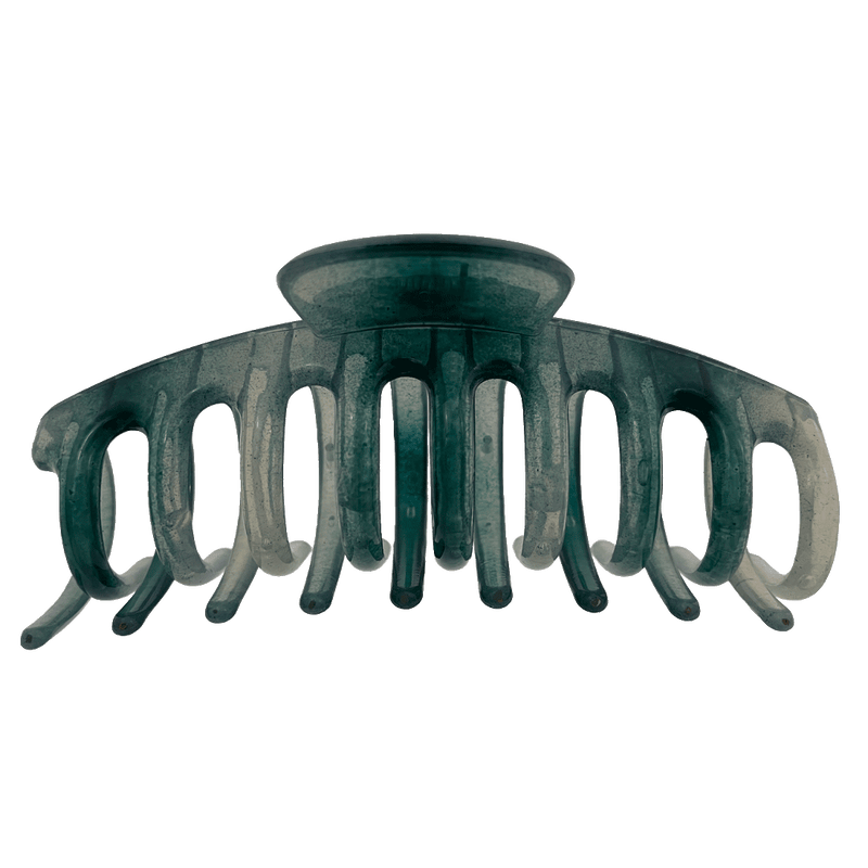 Amanda Hair Claw | Transparent Shades Of Green