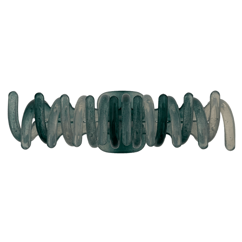Amanda Hair Claw | Transparent Shades Of Green