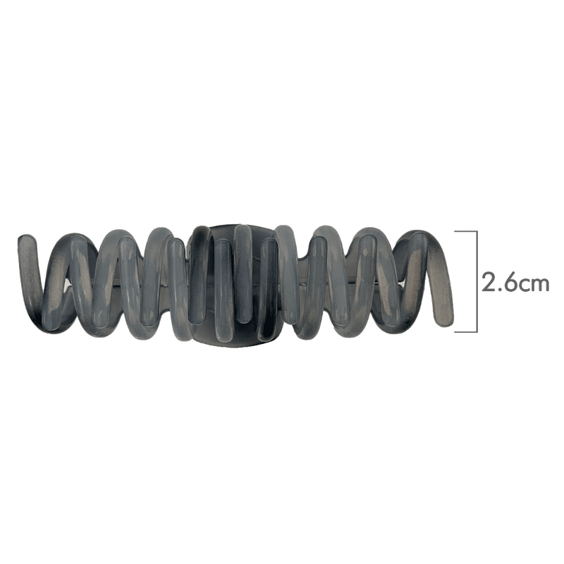 Amanda Hair Claw | Transparent Shades Of Blue