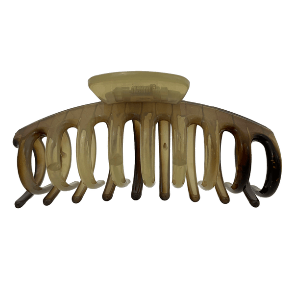 Amanda Hair Claw | Transparent Shades Of Brown