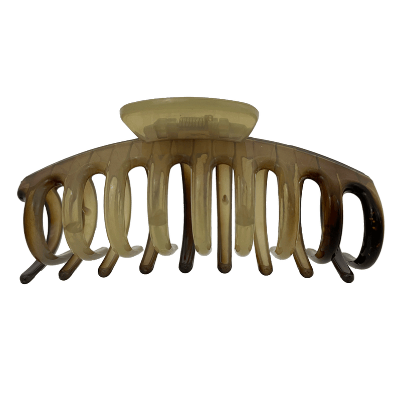 Amanda Hair Claw | Transparent Shades Of Brown