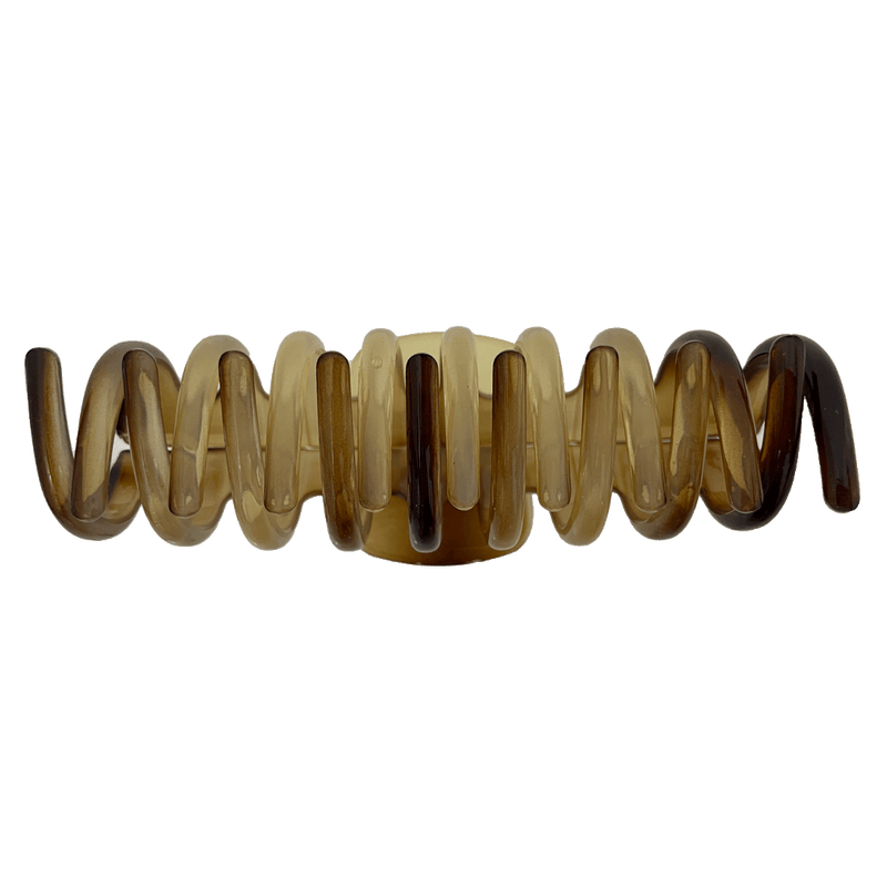 Amanda Hair Claw | Transparent Shades Of Brown