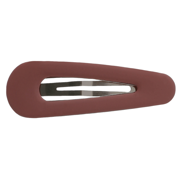 Avery Hair Clip | Matte Crimson