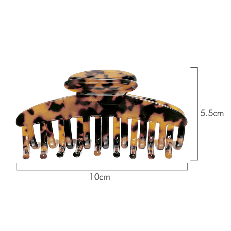 Elise Hair Claw | Dark Tortoise Shell