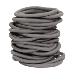 Hair Elastics | 4mm | Grey