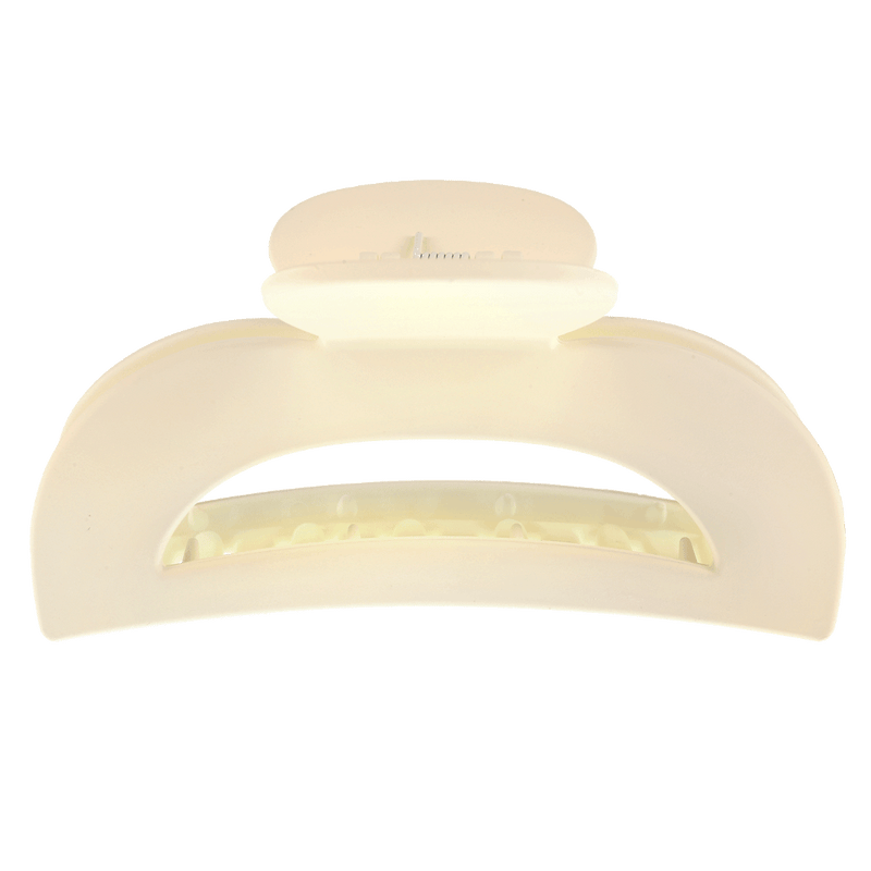 Daisy Hair Claw | Matte White