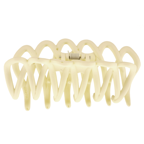 Lacey Hair Claw | Matte Cream