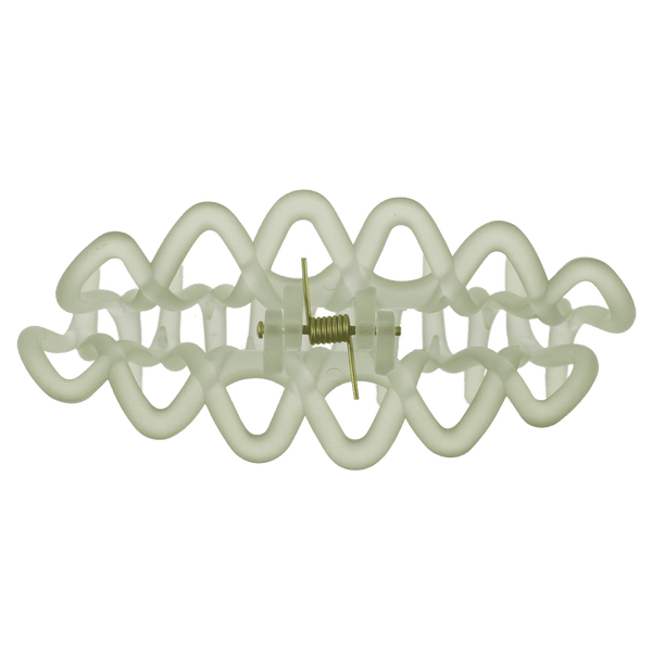 Lacey Hair Claw | Transparent Green