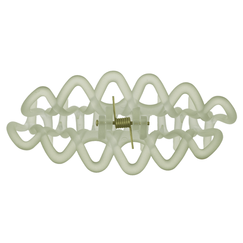 Lacey Hair Claw | Transparent Green