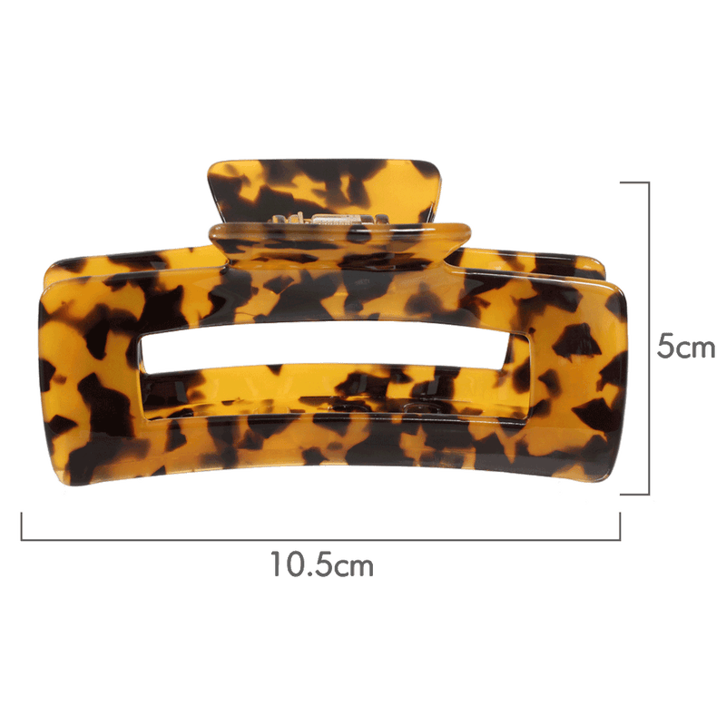 Melanie Hair Claw | Dark Tortoise Shell