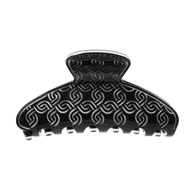Annabelle Hair Claw | Black Patterned