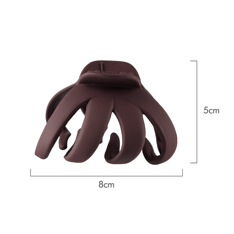 Marilyn Octopus Hair Claw | Matte Crimson