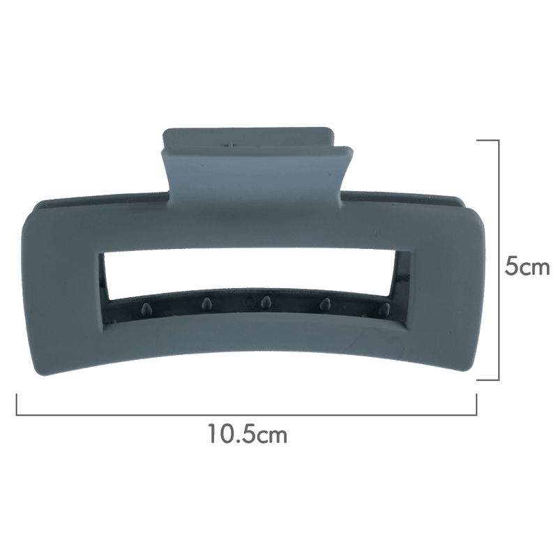 Melanie Hair Claw | Matte Slate Blue