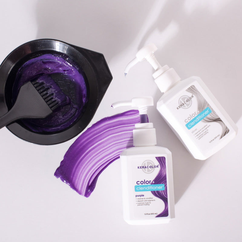 Keracolor Color Clenditioner Colouring Shampoo Silver | 355ml