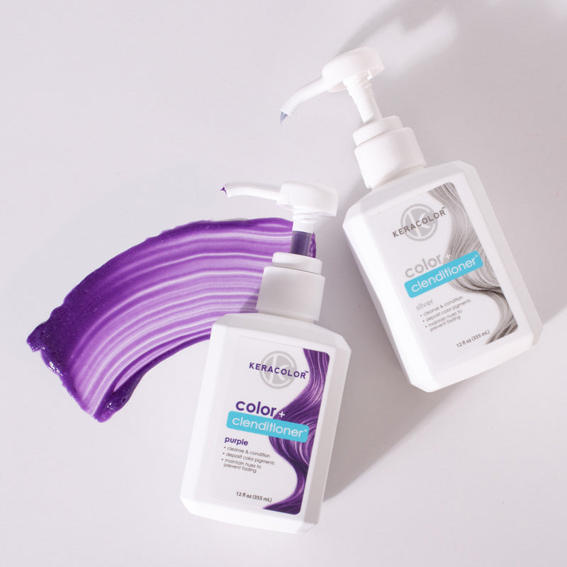 Keracolor Color Clenditioner Colouring Shampoo Silver | 355ml