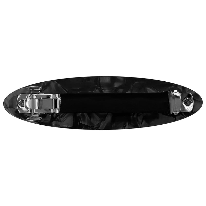 Eloise Hair Clip | Marbled Black