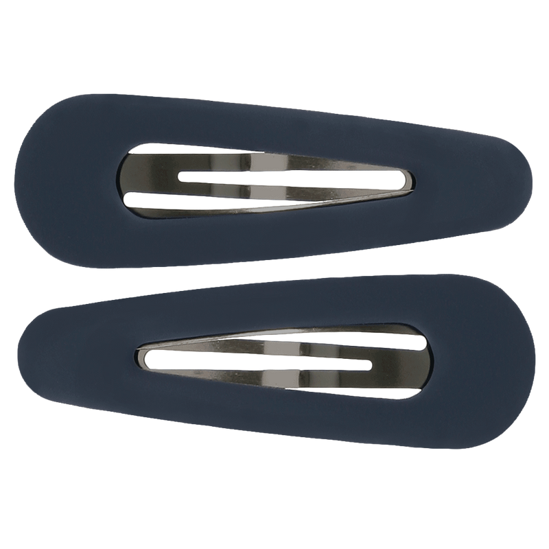 Avery Hair Clip | Matte Navy