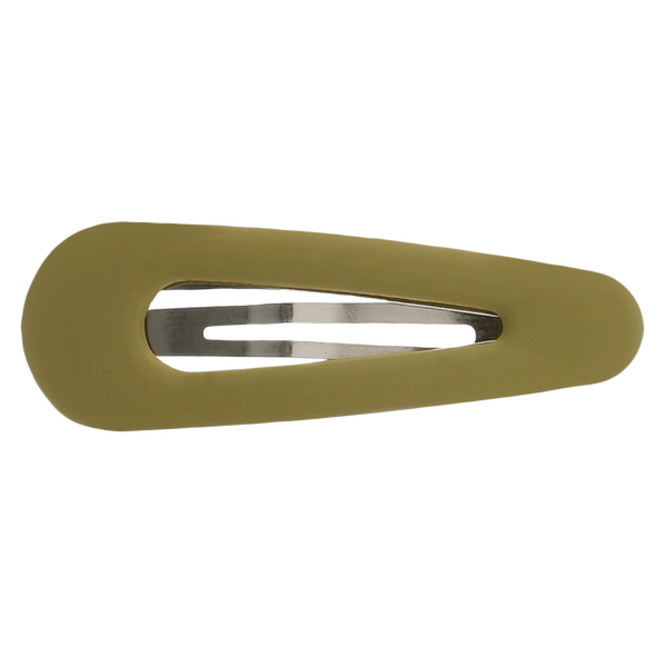 Avery Hair Clip | Matte Olive