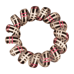 Phone Cord Hair Tie  |  Set of 3 Black|White|Pink