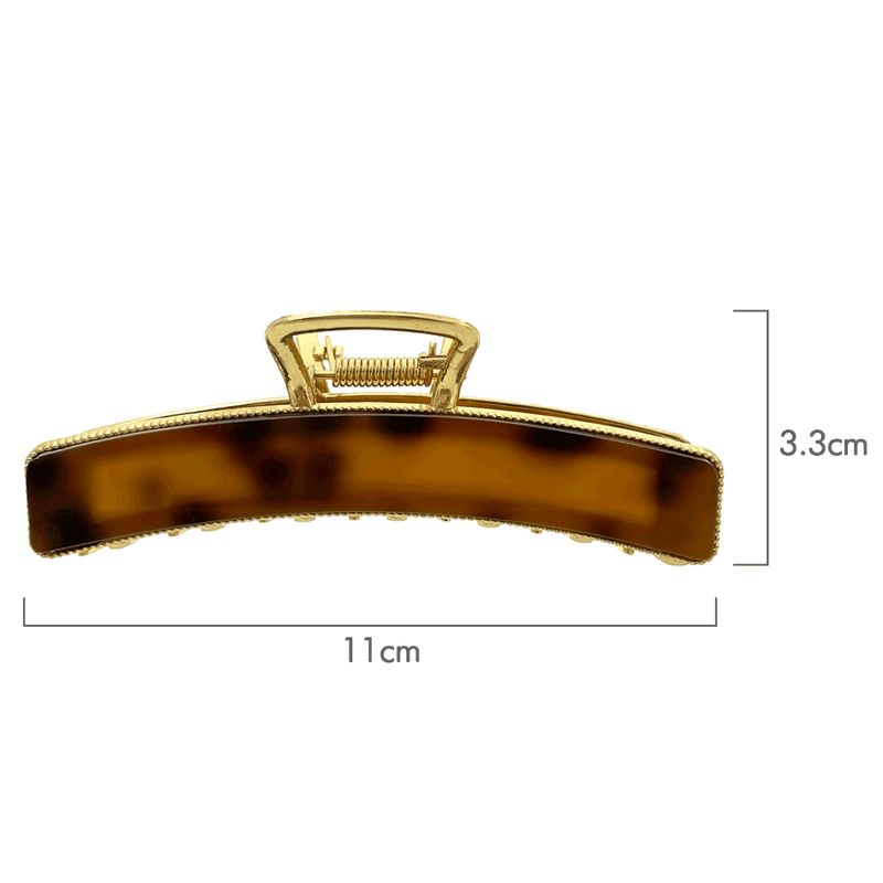 Mirabel Hair Claw | Amber Tortoise Shell