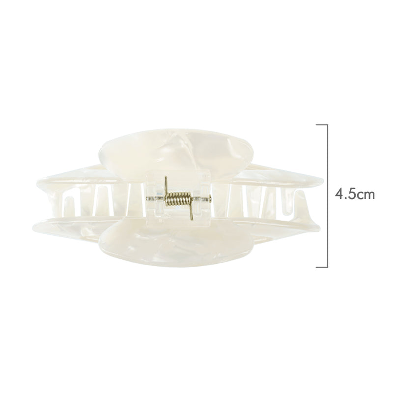 Valentine Hair Claw | Marble White