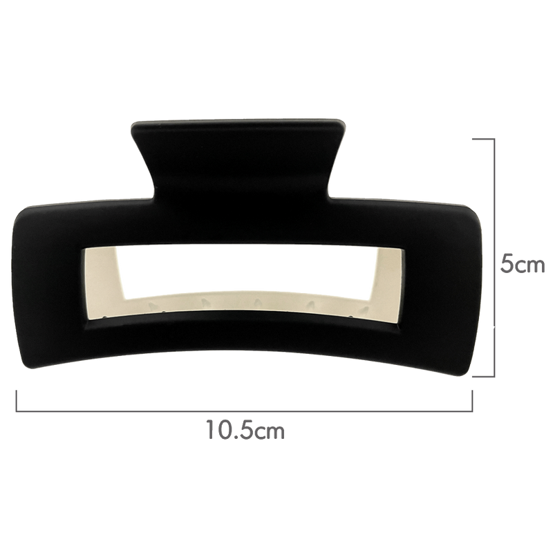 Melanie Hair Claw | Two Tone Black & White