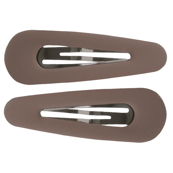 Avery Hair Clip | Matte Coffee