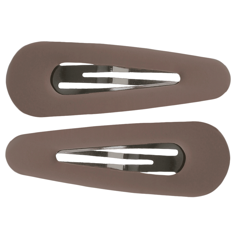 Avery Hair Clip | Matte Coffee