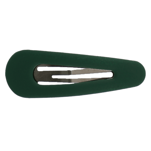 Avery Hair Clip | Matte Forest Green