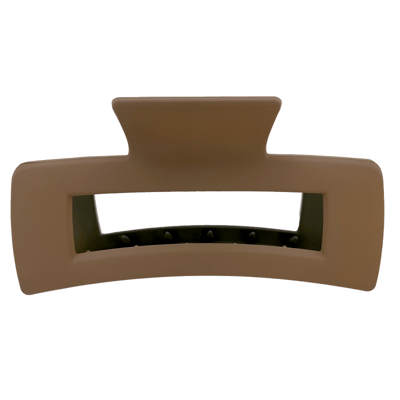 Melanie Hair Claw | Two Tone Green & Taupe