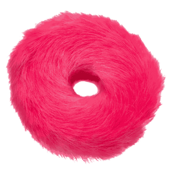 Faux Fur Scrunchie | Candy Pink