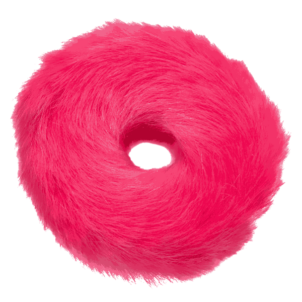 Faux Fur Scrunchie | Candy Pink