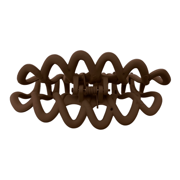 Lacey Hair Claw | Matte Brown