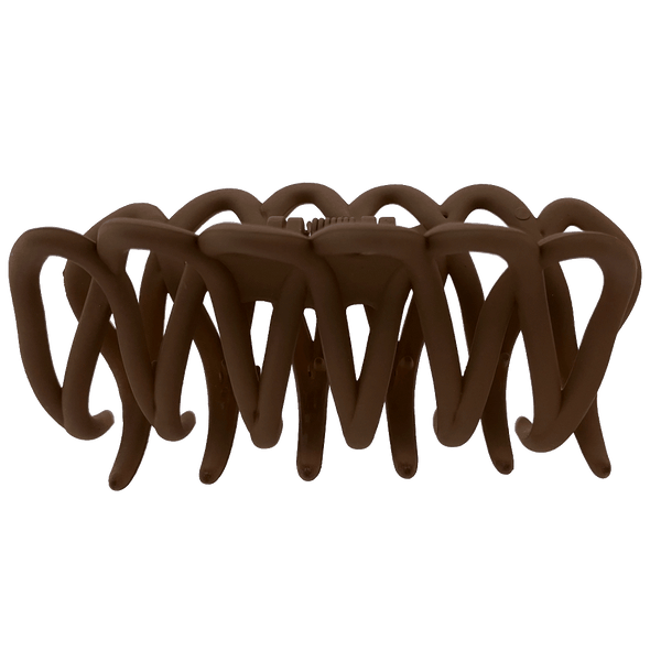 Lacey Hair Claw | Matte Brown