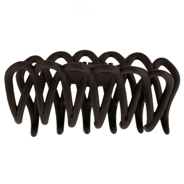 Lacey Hair Claw | Matte Dark Brown