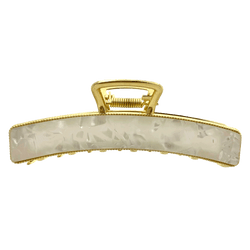 Mirabel Hair Claw | Pearlised White